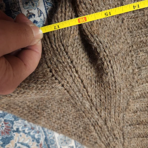 Elegant Brown Cardigan by - Picture 7 of 8